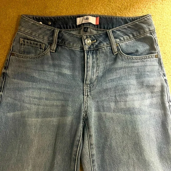 CAbi Light Blue Flare & Wide Leg Jeans - Picture 2 of 3